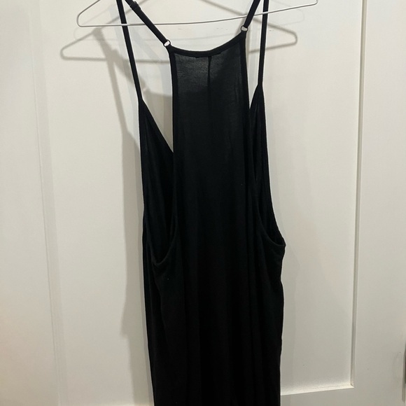 Loving People women’s romper fits large Black V-Neck Jumpsuit - Picture 3 of 16